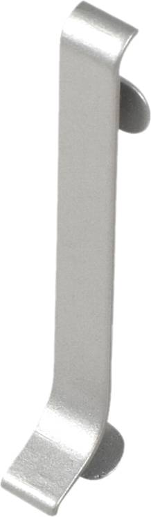 Construct Metal Skirting Connector Silver Anodized Aluminum for All floor Coverings | CAE 100 - XC/2 - BUILDMYPLACE