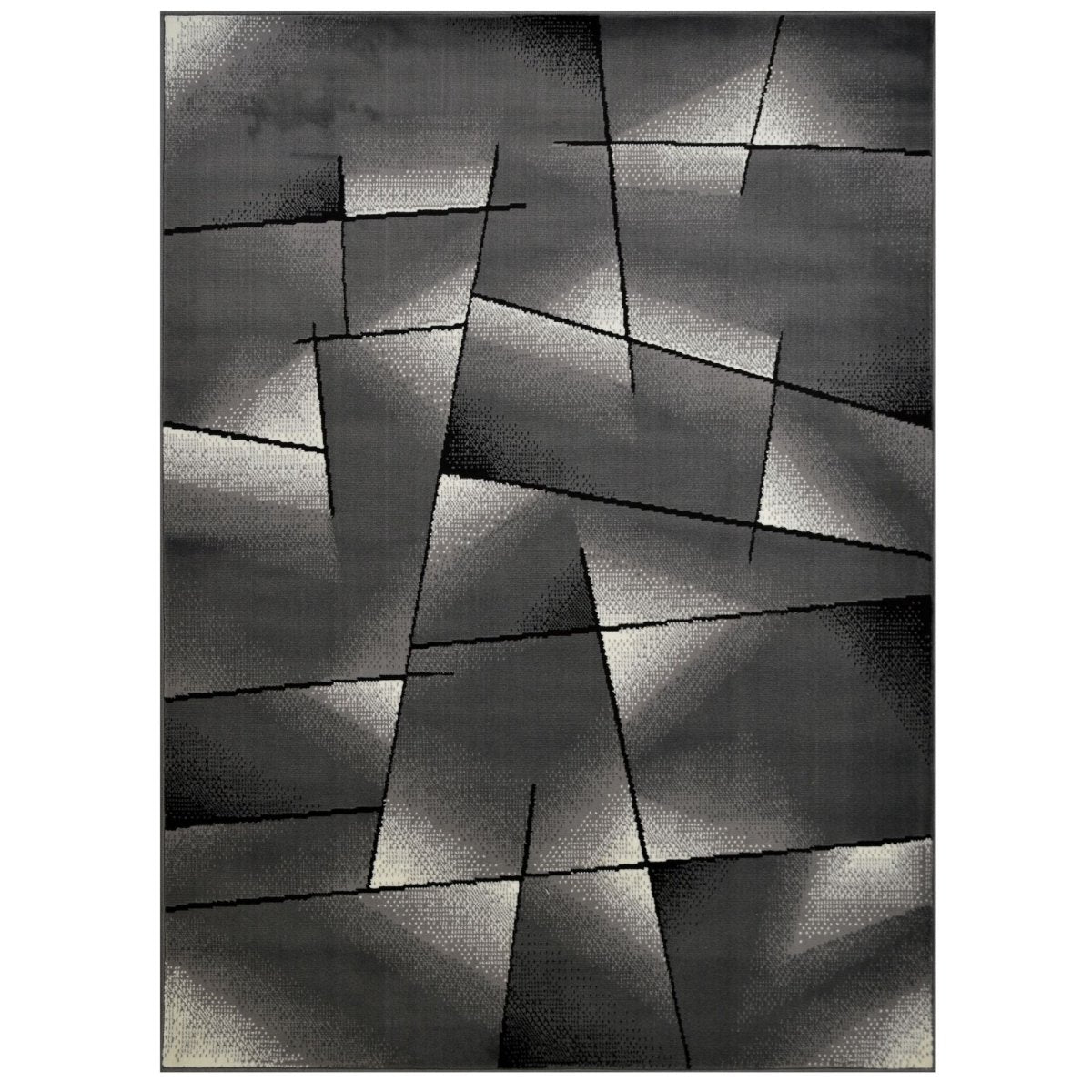 Contempo 41 Area Rugs Grey Rectangle 5 - X - 7 - BUILDMYPLACE