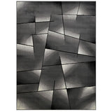 Contempo 41 Area Rugs Grey Rectangle 5 - X - 7 - BUILDMYPLACE