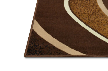 Contempo 42 Area Rugs Chocolate Rectangle 5 - X - 7 - BUILDMYPLACE