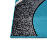 Contempo - 42 Area Rugs Runner Turquoise 8 - X - 11 - BUILDMYPLACE