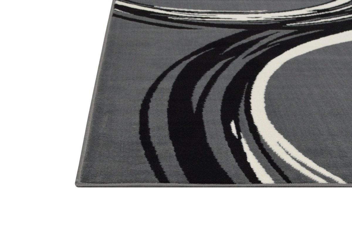 Contempo - 44 Area Rugs Rectangle Gray 5 - X - 7 - BUILDMYPLACE