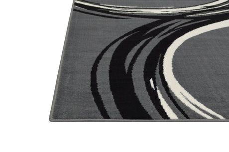 Contempo - 44 Area Rugs Rectangle Gray 5 - X - 7 - BUILDMYPLACE