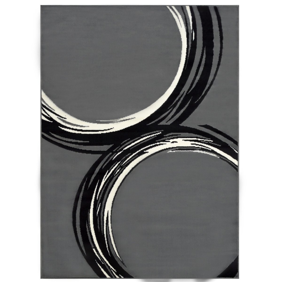 Contempo - 44 Area Rugs Rectangle Gray 5 - X - 7 - BUILDMYPLACE