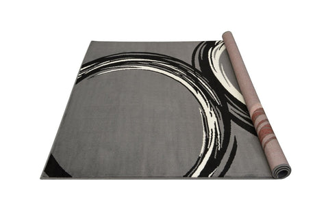 Contempo - 44 Area Rugs Runner Gray 8 - X - 11 - BUILDMYPLACE