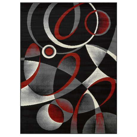 Contempo 45 Area Rugs Fireball Rectangle 5 - X - 7 - BUILDMYPLACE