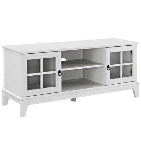 Contemporary Coastal Isle 47" Media Tv Stand - Entertainment Stand - Console Table - BUILDMYPLACE
