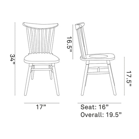 Contemporary Modern Amble Dining Side Chair - Modern Dining Room Set - BUILDMYPLACE