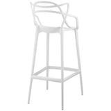 Contemporary Modern Entangles Bar Stool Chairs - Bar Stool Height - BUILDMYPLACE