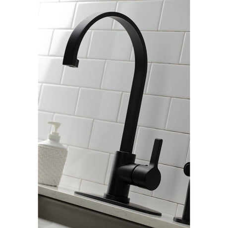 Continental Single - Handle Kitchen Faucet with Brass Sprayer - BUILDMYPLACE