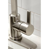 Continental Single - Handle Kitchen Faucet with Brass Sprayer - BUILDMYPLACE