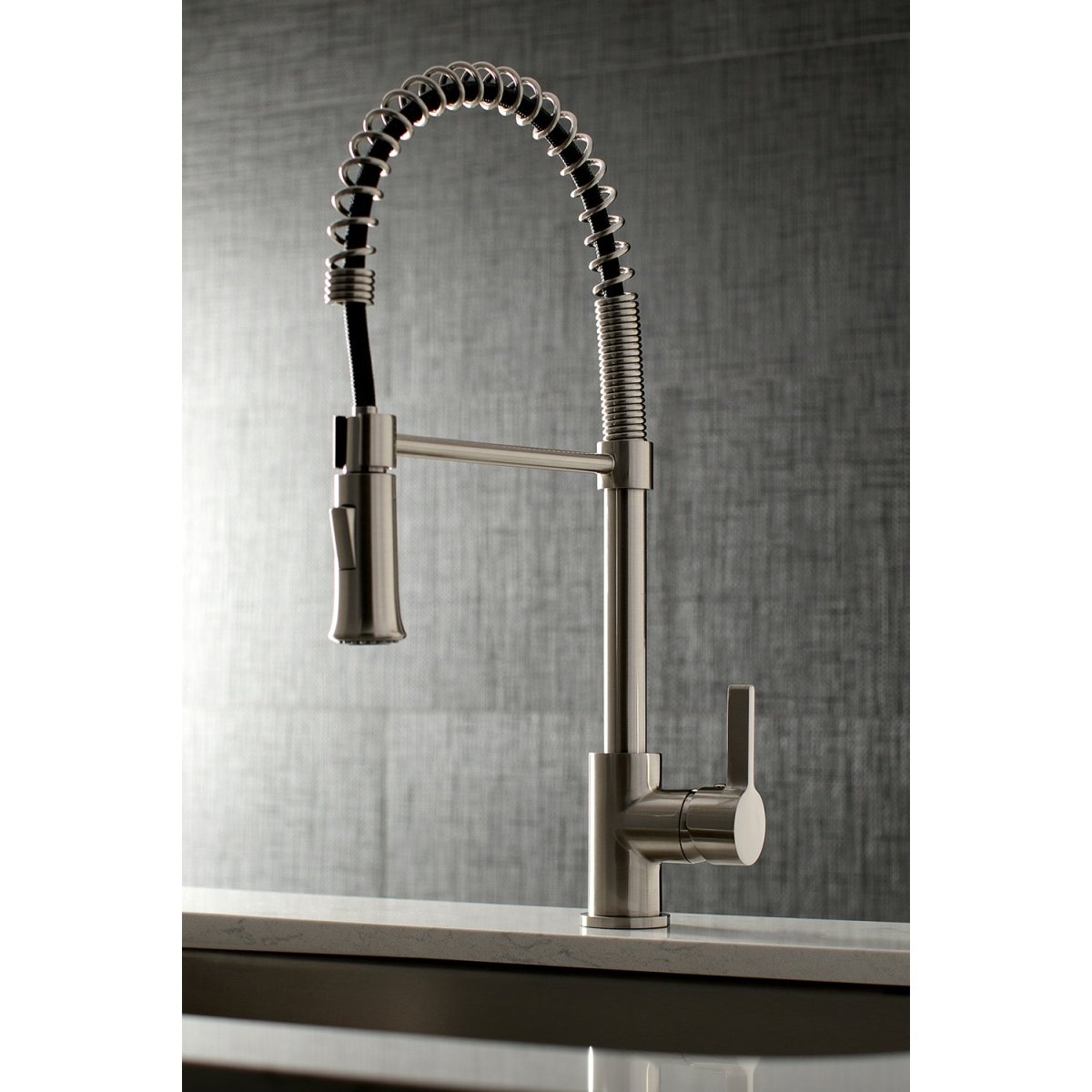 Continental Single - Handle Pull Down Kitchen Faucet - BUILDMYPLACE