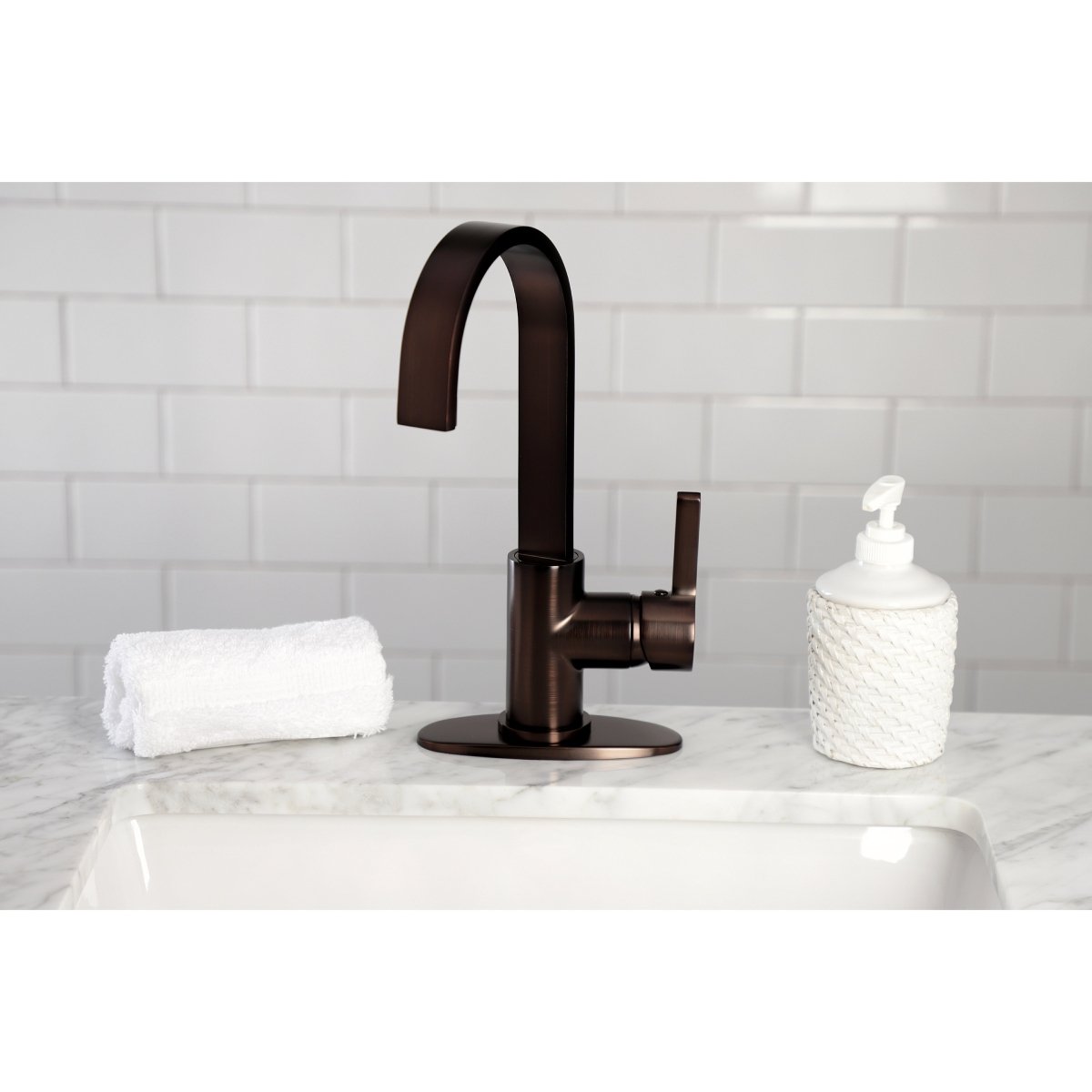 Continental Single - Handle Single Hole Deck Mount Bar Faucet - BUILDMYPLACE