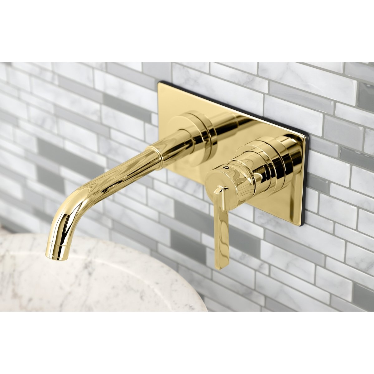 Continental Single - Handle Wall Mount Bathroom Faucet - BUILDMYPLACE