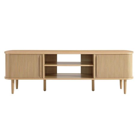 Contour 63" Wood TV Stand - BUILDMYPLACE
