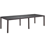 Convene 114" Outdoor Patio Dining Table - BUILDMYPLACE