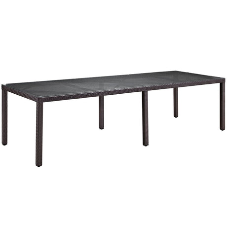 Convene 114" Outdoor Patio Dining Table - BUILDMYPLACE