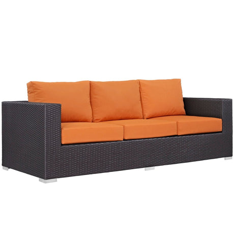 Convene 3 Piece 4 Seat Outdoor Patio Sofa Set - BUILDMYPLACE