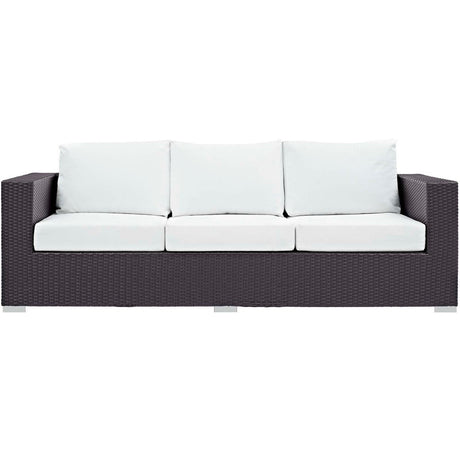 Convene 3 Piece 4 Seater Outdoor Patio W/ Fire Pit - BUILDMYPLACE
