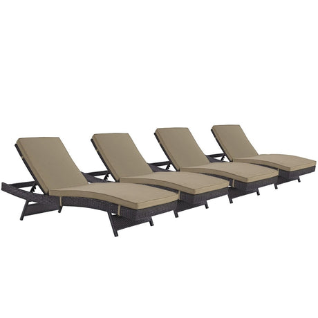 Convene Chaise Outdoor Patio - BUILDMYPLACE