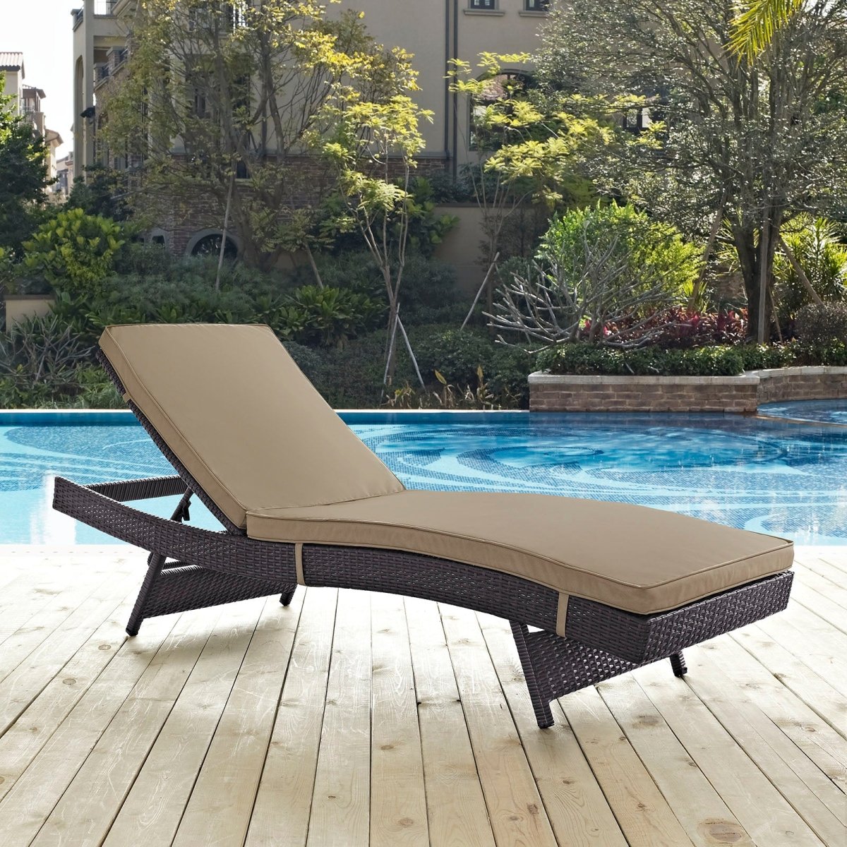 Convene Outdoor Patio Chaise - BUILDMYPLACE
