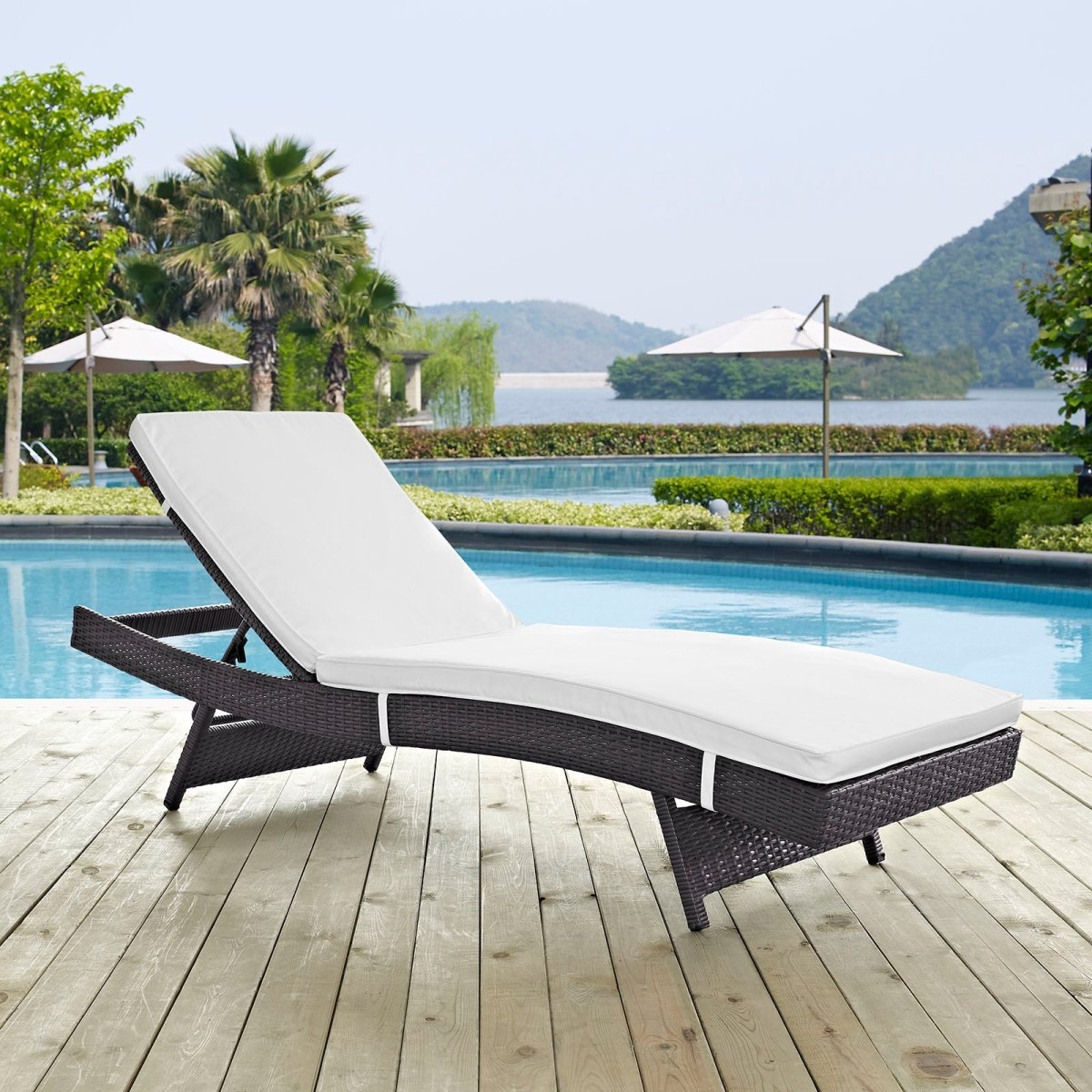 Convene Outdoor Patio Chaise - BUILDMYPLACE