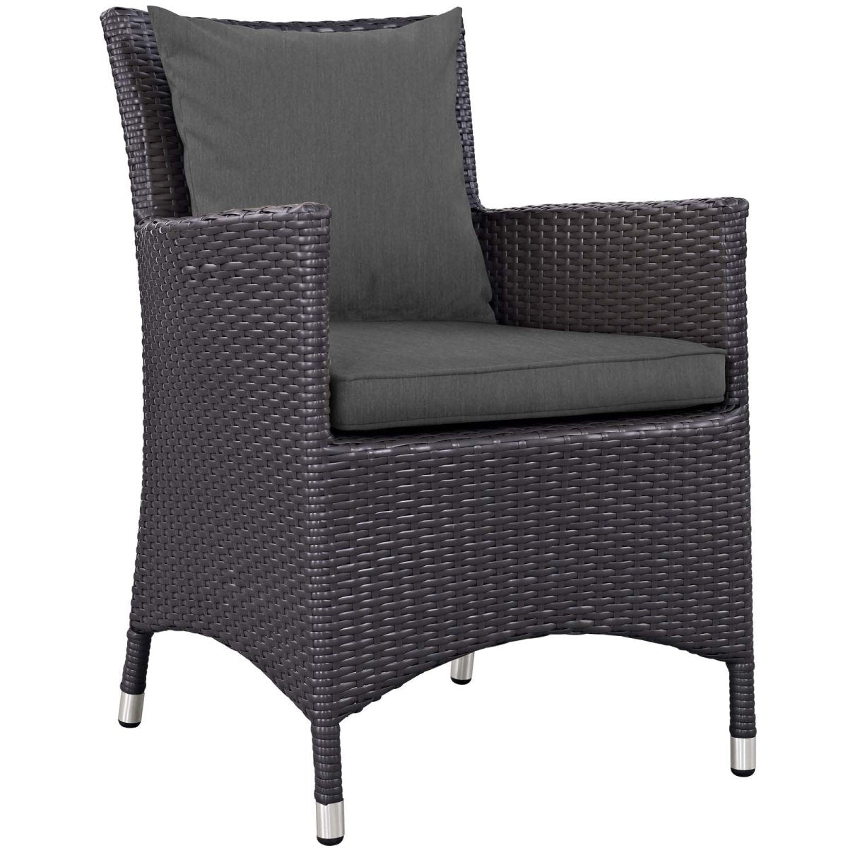 Convene Outdoor Patio Dining Armchair Set of 2 - BUILDMYPLACE