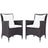 Convene Outdoor Patio Dining Armchair Set of 2 - BUILDMYPLACE