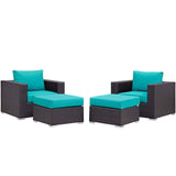 Convene Outdoor Patio Sectional Set - BUILDMYPLACE