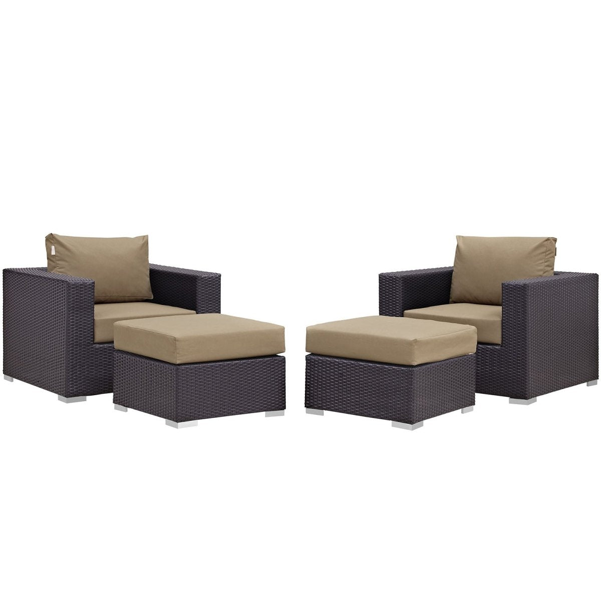 Convene Outdoor Patio Sectional Set - BUILDMYPLACE