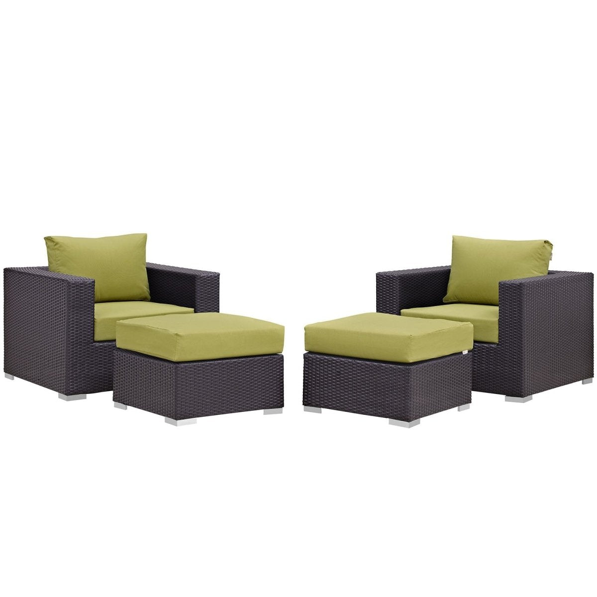 Convene Outdoor Patio Sectional Set - BUILDMYPLACE