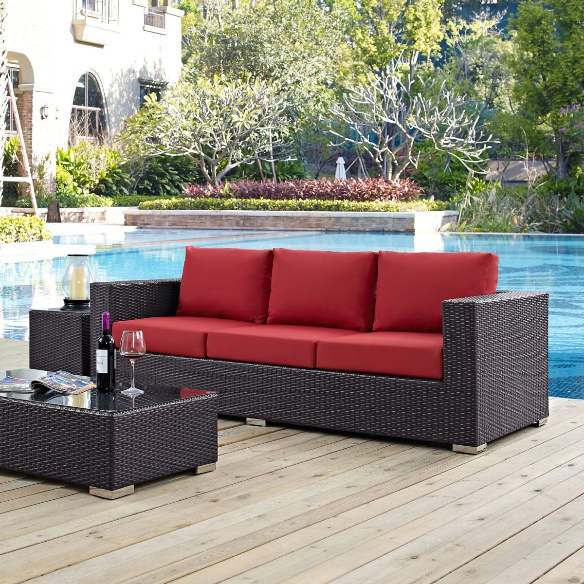 Convene Outdoor Patio Sofa - BUILDMYPLACE