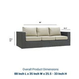 Convene Outdoor Patio Sofa - BUILDMYPLACE