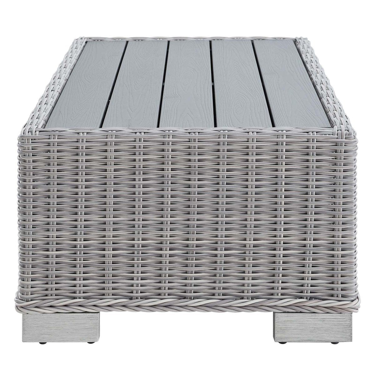 Conway 32" Outdoor Patio Wicker Rattan Coffee Table - BUILDMYPLACE