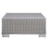 Conway 32" Outdoor Patio Wicker Rattan Coffee Table - BUILDMYPLACE