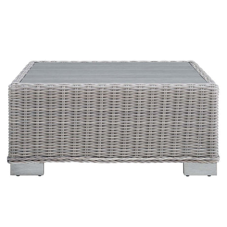 Conway 32" Outdoor Patio Wicker Rattan Coffee Table - BUILDMYPLACE