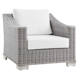 Conway Outdoor Patio Wicker Rattan Armchair - BUILDMYPLACE