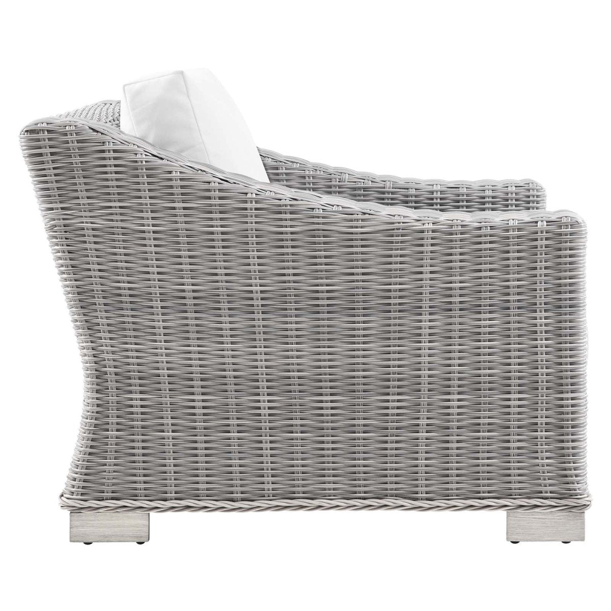Conway Outdoor Patio Wicker Rattan Armchair - BUILDMYPLACE