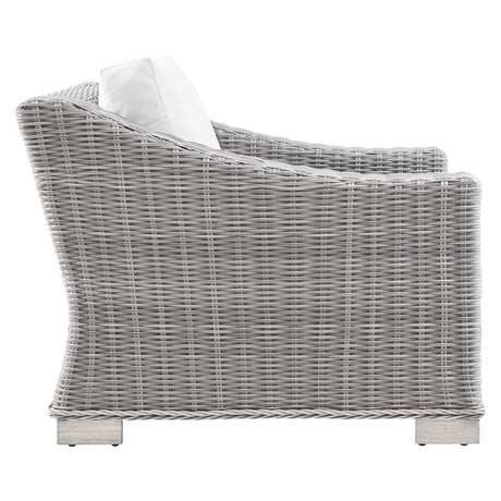 Conway Outdoor Patio Wicker Rattan Armchair - BUILDMYPLACE