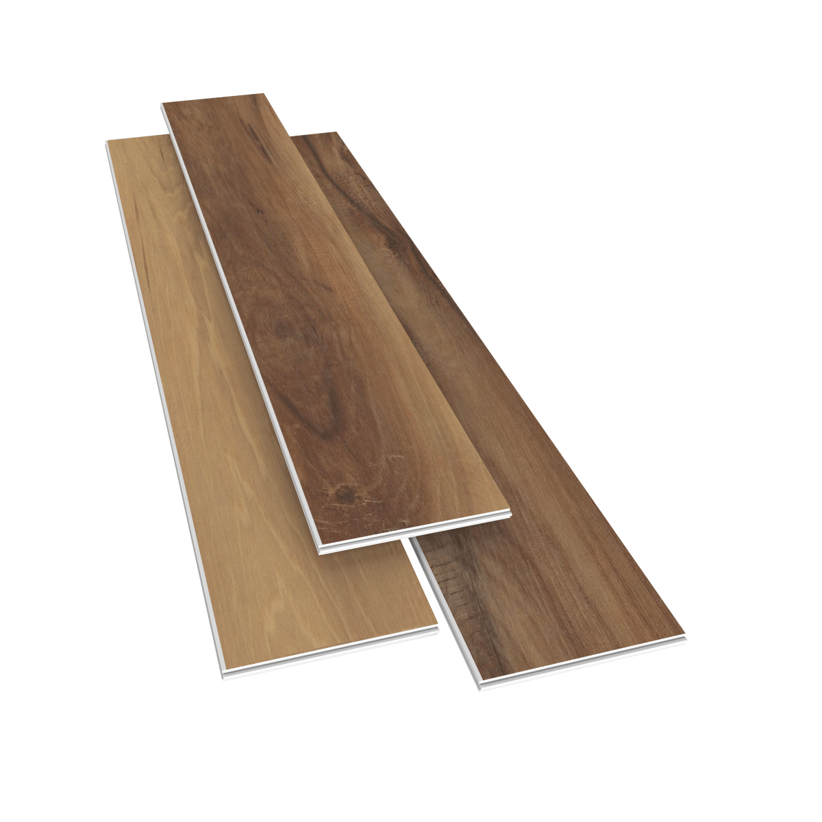 COREtec Plus 7 Plank Waterproof Rigid Core VV017 - 01005, Belmont Hickory WPC Luxury Vinyl Floor Plank, 7" x 48" x 5mm Thickness (28.84SQ FT/ CTN) - BUILDMYPLACE