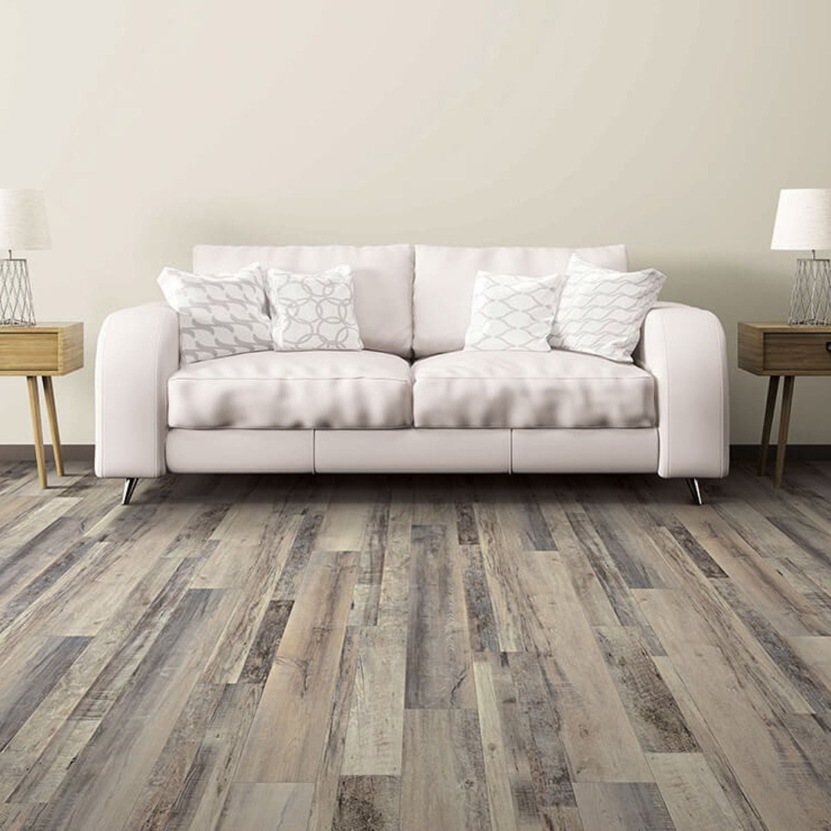 COREtec Plus Enhanced Planks VV012 - 00753, Axiel Oak Waterproof Rigid Core WPC Luxury Vinyl Floor Plank 7" x 48" x 8mm - BUILDMYPLACE