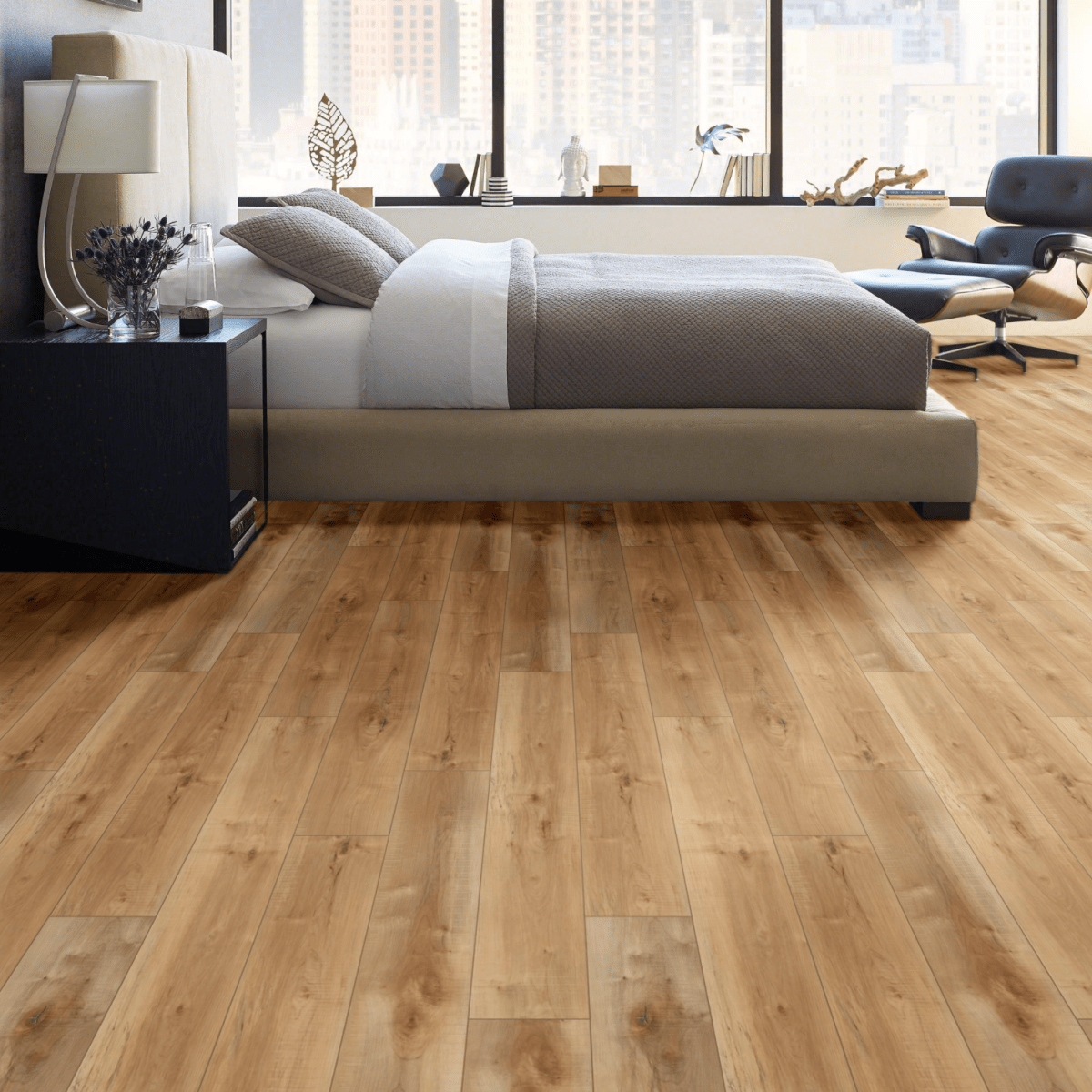 COREtec Plus Enhanced Planks VV012 - 00760, Manila Oak Waterproof Rigid Core WPC Luxury Vinyl Floor Plank 7" x 48" x 8mm - BUILDMYPLACE