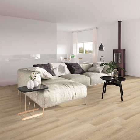 COREtec Plus Enhanced Planks VV012 - 00771, Aurora Oak Waterproof Rigid Core WPC Luxury Vinyl Floor Plank 7" x 48" x 8mm - BUILDMYPLACE