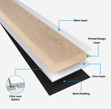 COREtec Pro Plus VV017 - 01019 Waterproof Rigid Core, Roswell Hickory SPC Luxury Vinyl Floor Plank, Float And Direct Glue 7" x 48" x 5mm - BUILDMYPLACE