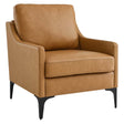Corland Leather Armchair - BUILDMYPLACE