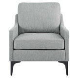 Corland Upholstered Fabric Armchair - BUILDMYPLACE