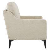 Corland Upholstered Fabric Armchair - BUILDMYPLACE