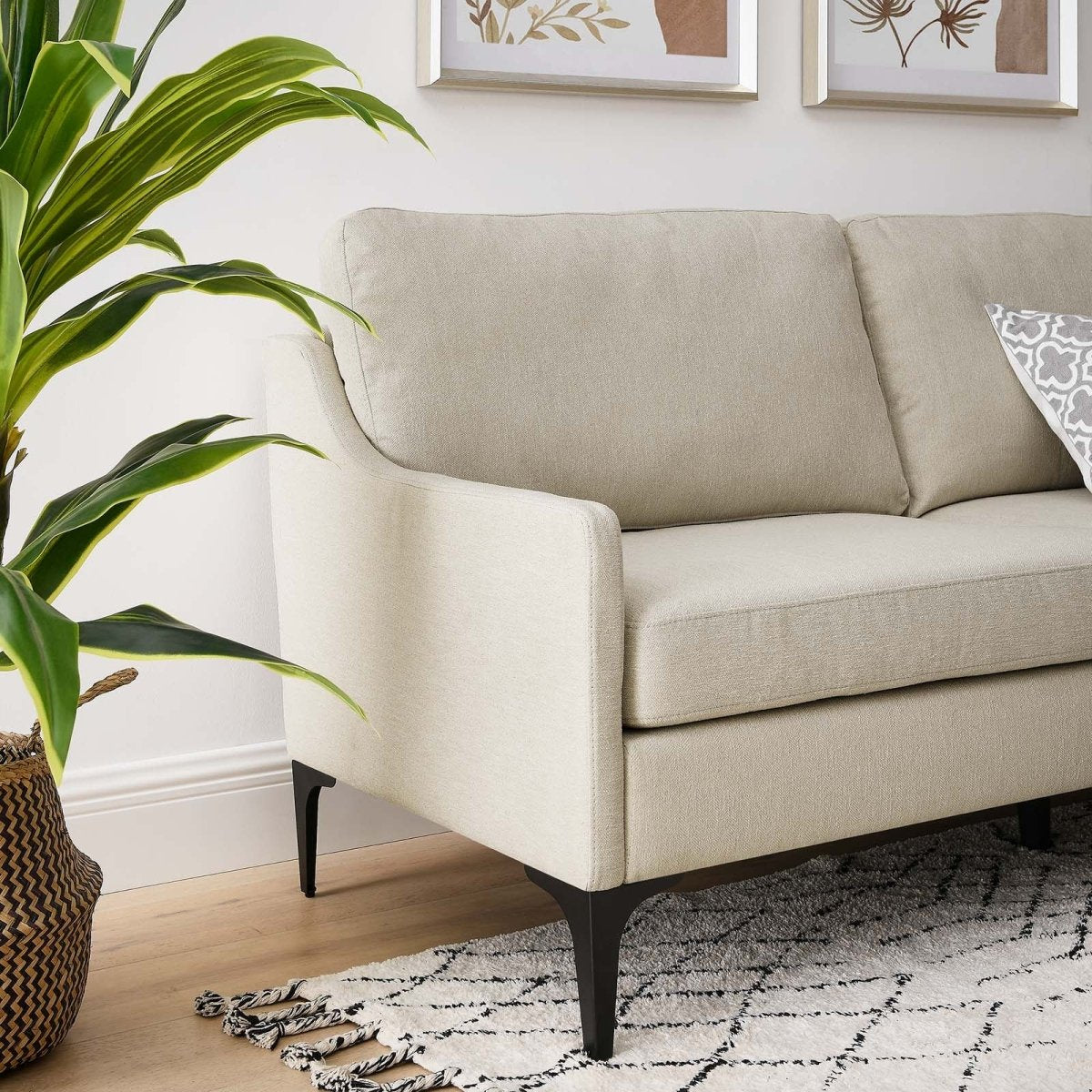 Corland Upholstered Fabric Sofa - BUILDMYPLACE