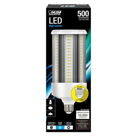 Corn cob - shaped LED Light Bulb, Yard Light Bulb, 10,000 Lumen, 5000K - BUILDMYPLACE