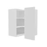 Corner Wall Cabinet | Milano White | 24W x 30H x 12D - BUILDMYPLACE